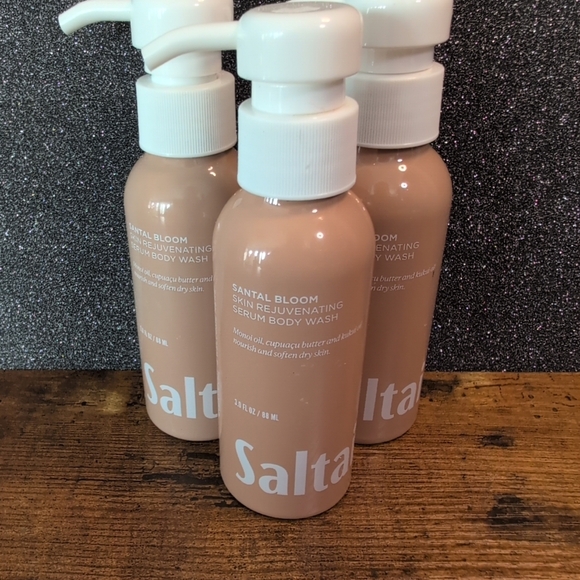 Saltair Santal Bloom Rejuvenating Serum Body Wash Travel Size 3oz Pack Of 3 - Picture 4 of 4